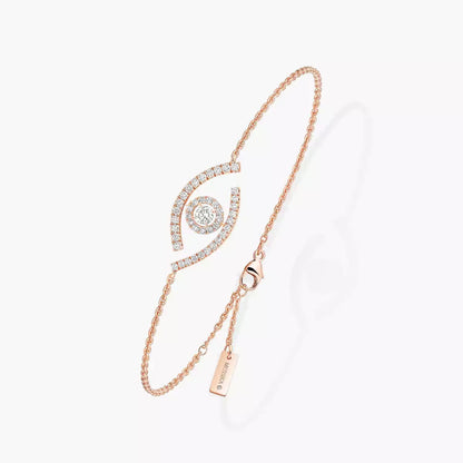 [Lumi]Lucky Eye Pave-Set Diamond Bracelet