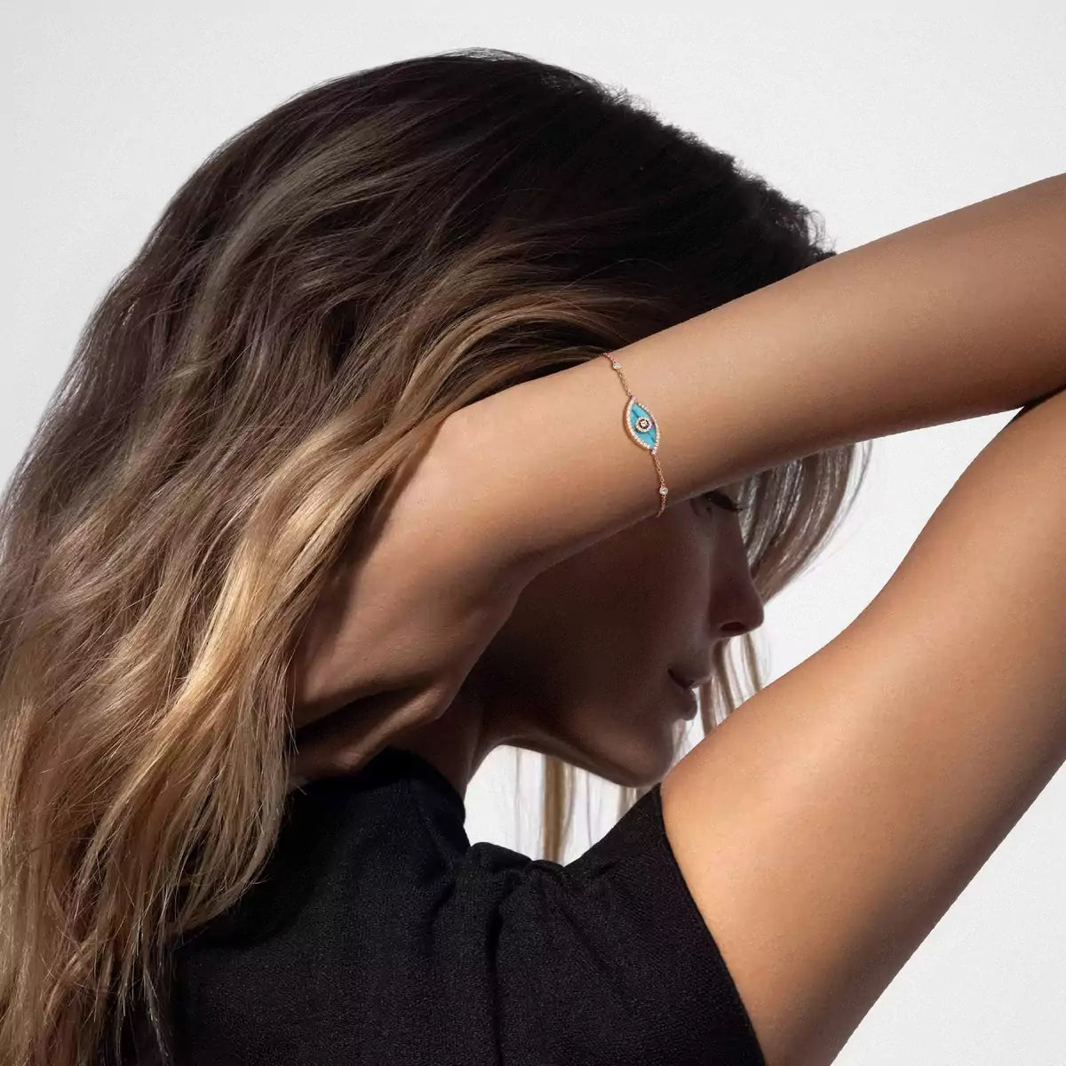 [Lumi]Lucky Eye Diamond Bracelet