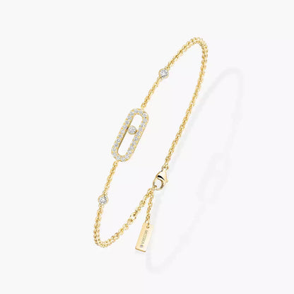 [Lumi]Move Uno Diamond Bracelet