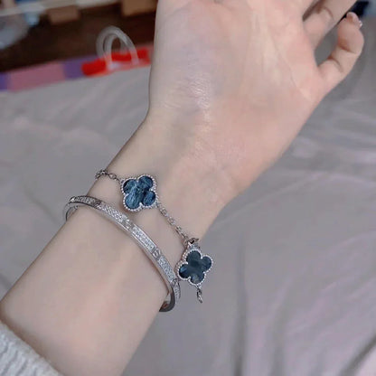 [Lumi Jewellery]CLOVER 5 MOTIF PIETERSITE BRACELET COLLECTION