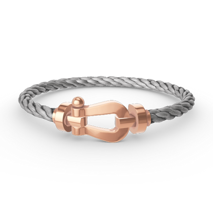 [Lumi Jewellery]FORCE LARGE HORSESHOE NO DIAMOND BRACELET ROSE GOLD