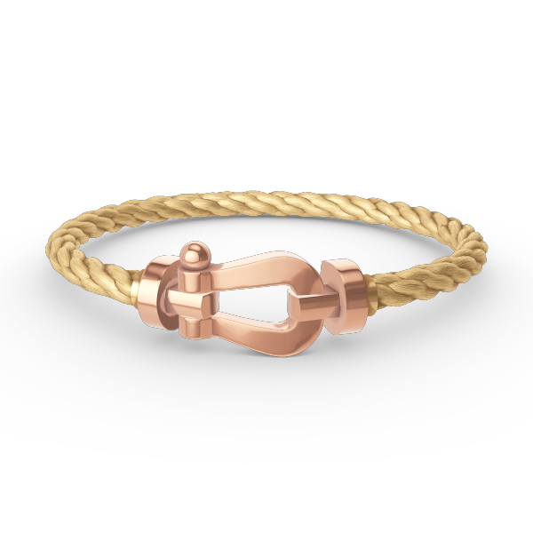 [Lumi Jewellery]FORCE LARGE HORSESHOE NO DIAMOND BRACELET ROSE GOLD