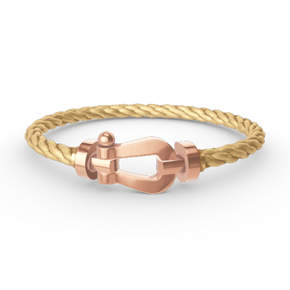 [Lumi Jewellery]FORCE LARGE HORSESHOE NO DIAMOND BRACELET ROSE GOLD