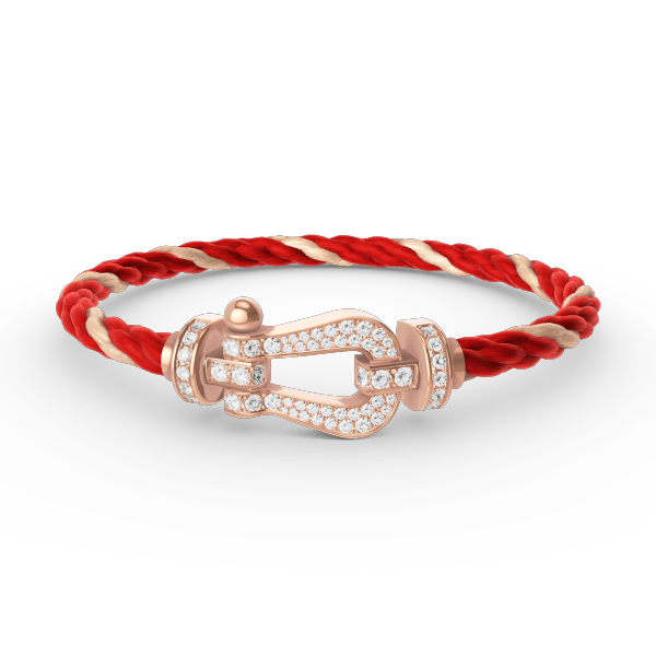 [Lumi Jewellery]FORCE LARGE HORSESHOE FULL DIAMOND BRACELET ROSE GOLD