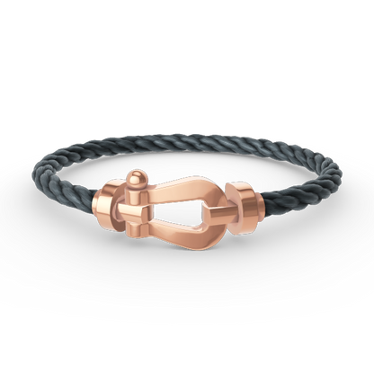 [Lumi Jewellery]FORCE LARGE HORSESHOE NO DIAMOND BRACELET ROSE GOLD