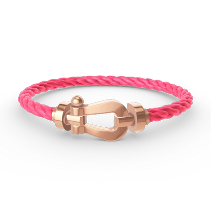 [Lumi Jewellery]FORCE LARGE HORSESHOE NO DIAMOND BRACELET ROSE GOLD