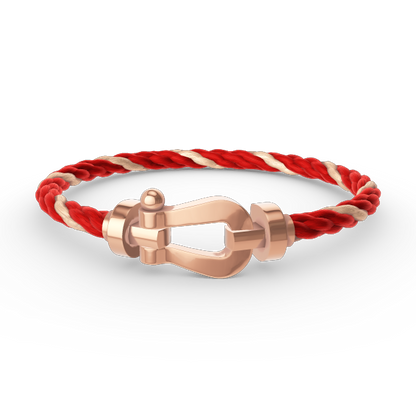 [Lumi Jewellery]FORCE LARGE HORSESHOE NO DIAMOND BRACELET ROSE GOLD