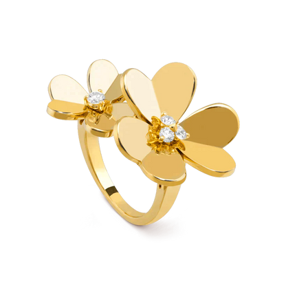 [Lumi Jewellery]CLOVER COMOS GOLD DIAMOND RING
