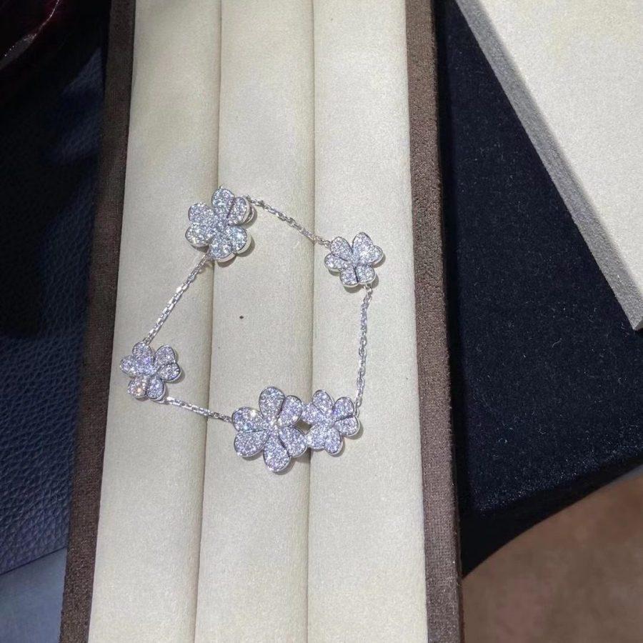 [Lumi Jewellery]FRIVOLE SILVER 5 FLOWERS BRACELET