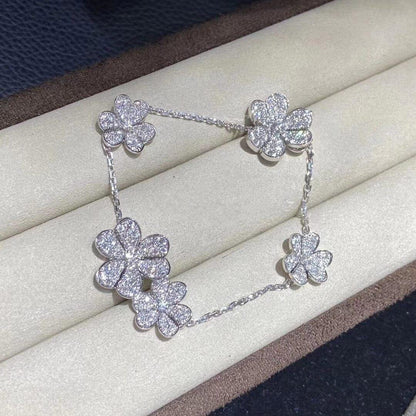 [Lumi Jewellery]FRIVOLE SILVER 5 FLOWERS BRACELET