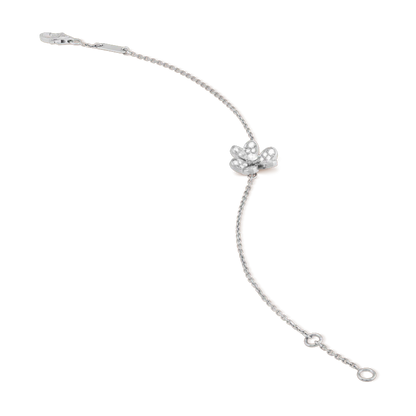 [Lumi Jewellery]FRIVOLE SILVER FLOWER DIAMOND BRACELET