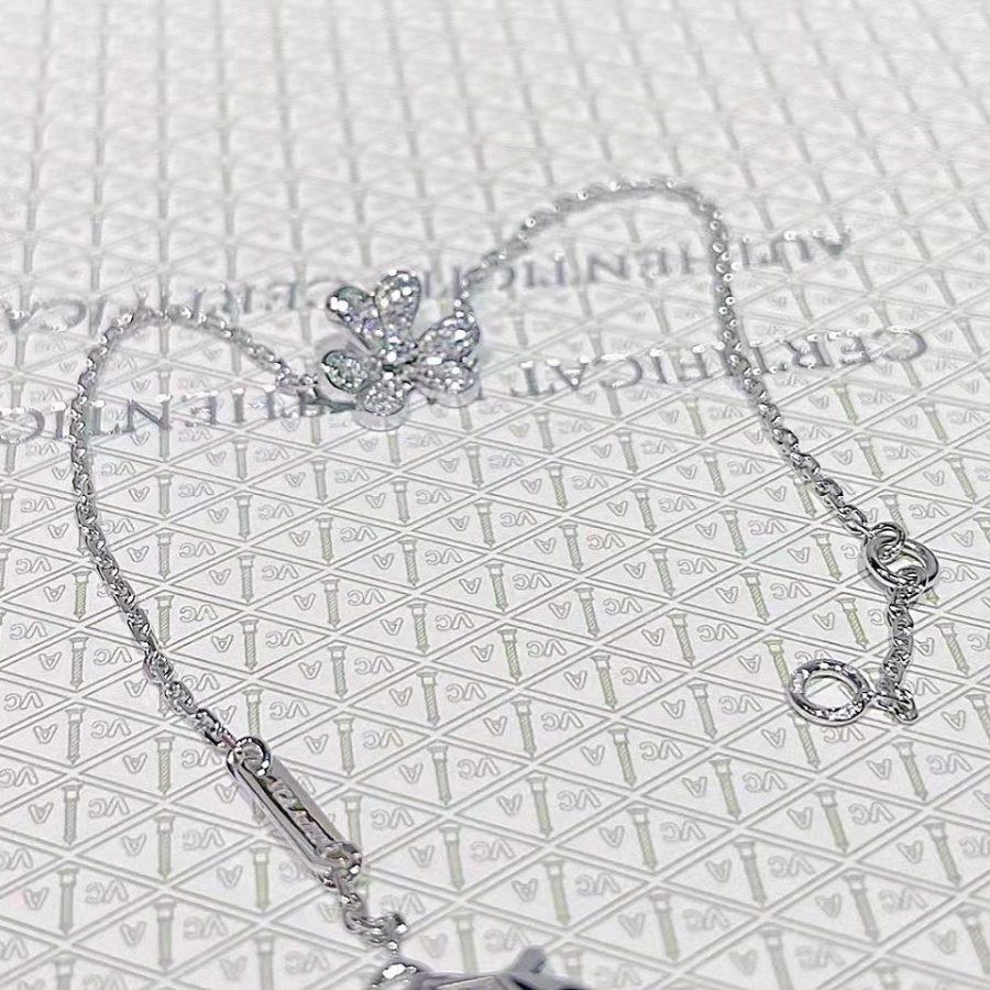 [Lumi Jewellery]FRIVOLE SILVER FLOWER DIAMOND BRACELET