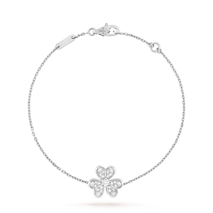 [Lumi Jewellery]FRIVOLE SILVER FLOWER DIAMOND BRACELET