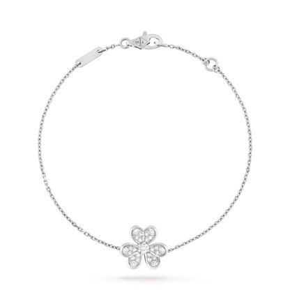 [Lumi Jewellery]FRIVOLE SILVER FLOWER DIAMOND BRACELET