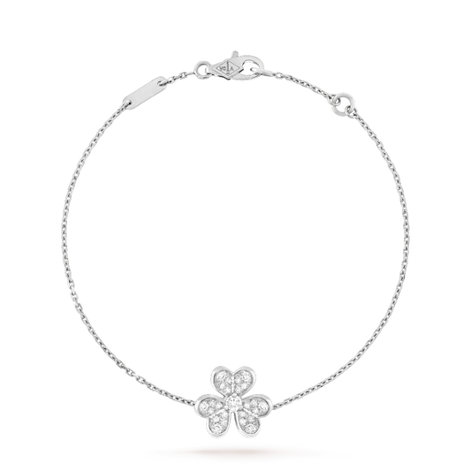 [Lumi Jewellery]FRIVOLE SILVER FLOWER DIAMOND BRACELET