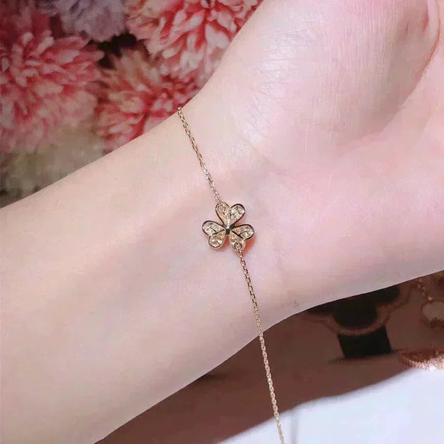 [Lumi Jewellery]FRIVOLE GOLD FLOWER DIAMOND BRACELET