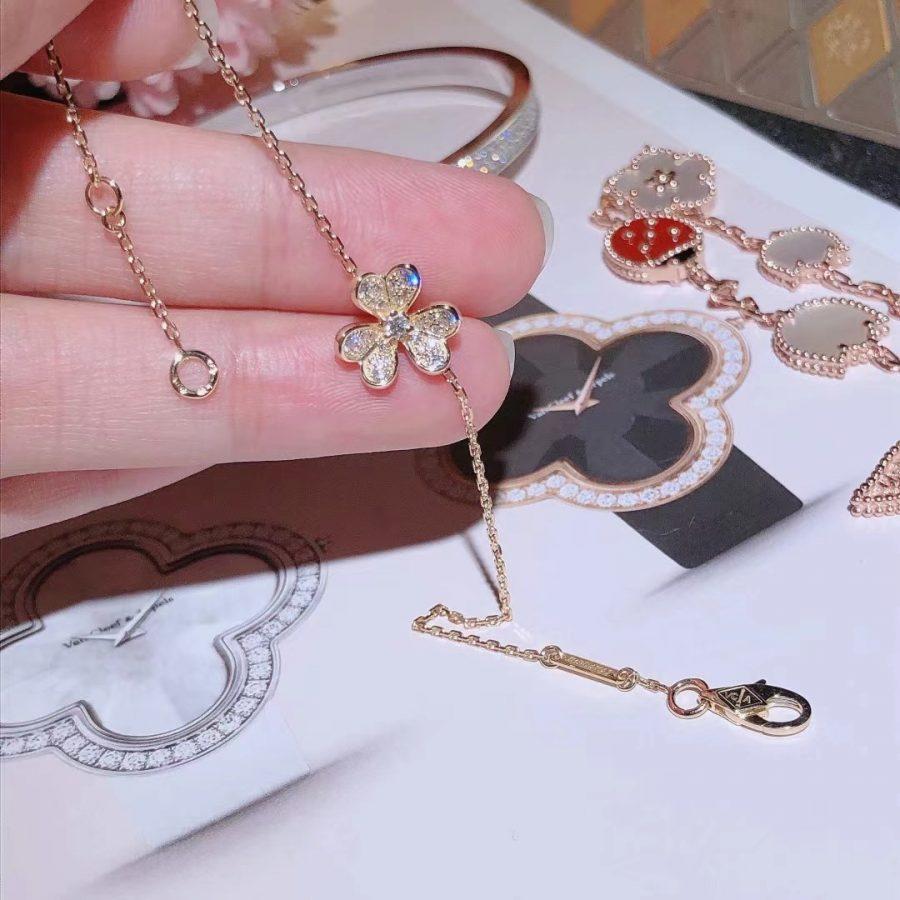 [Lumi Jewellery]FRIVOLE GOLD FLOWER DIAMOND BRACELET