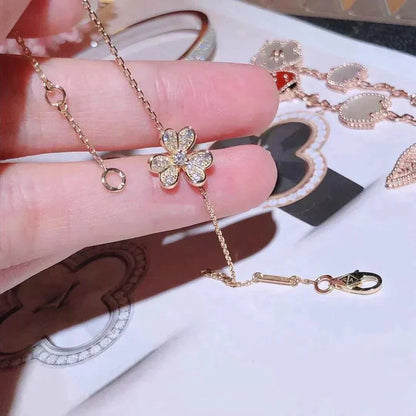 [Lumi Jewellery]FRIVOLE GOLD FLOWER DIAMOND BRACELET