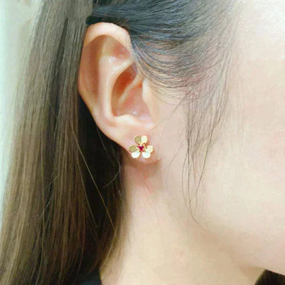 [Lumi Jewellery]FRIVOLE  FLOWER PINK EARRINGS