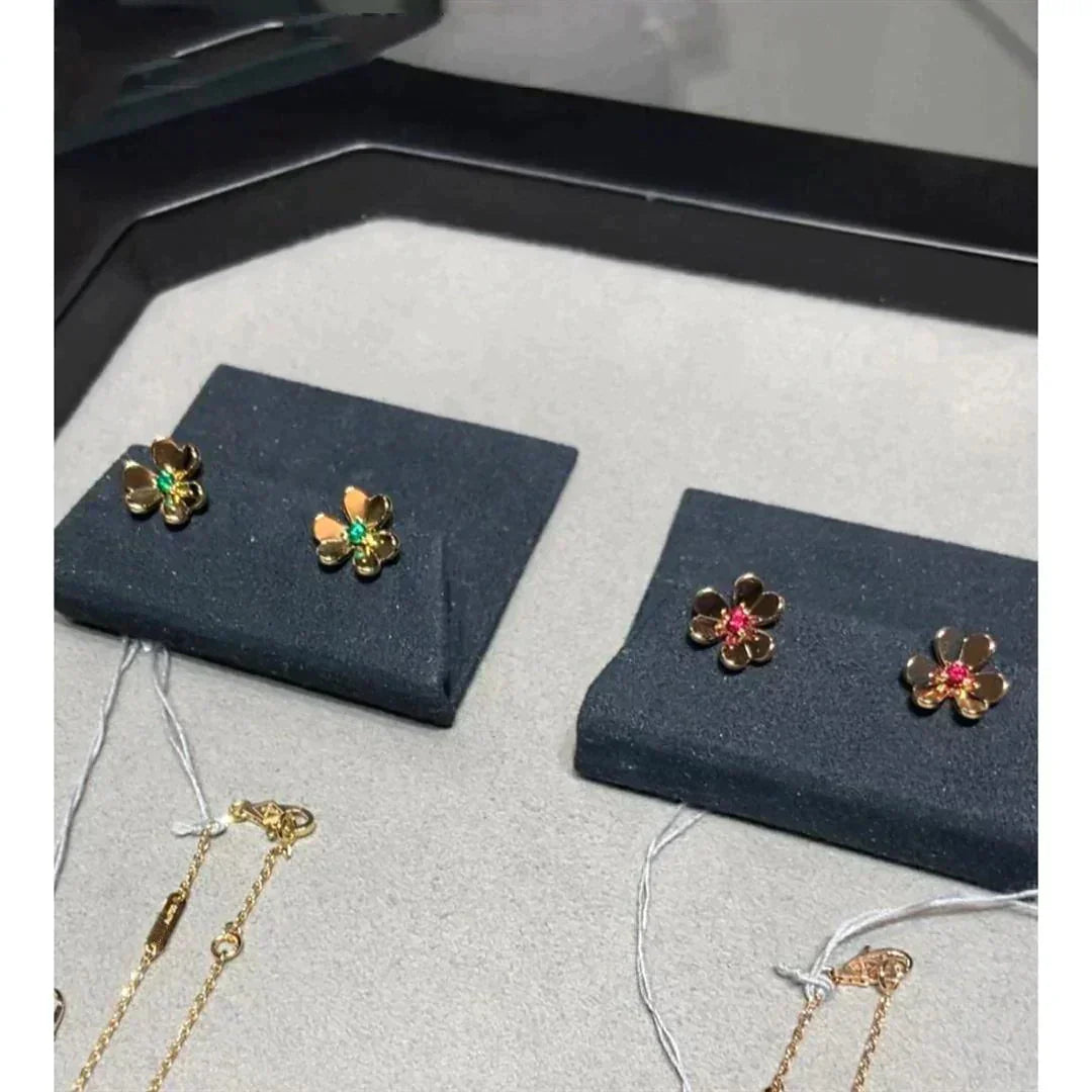 [Lumi Jewellery]FRIVOLE  FLOWER PINK EARRINGS