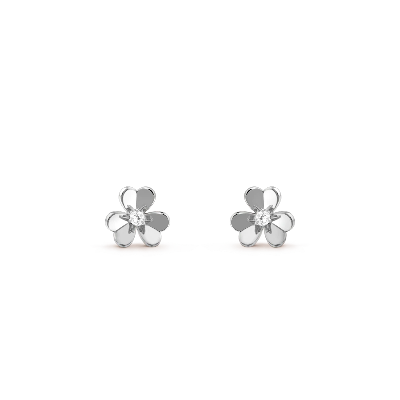 [Lumi Jewellery]FRIVOLE MINI SILVER FLOWER EARRINGS