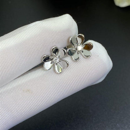 [Lumi Jewellery]FRIVOLE MINI SILVER FLOWER EARRINGS