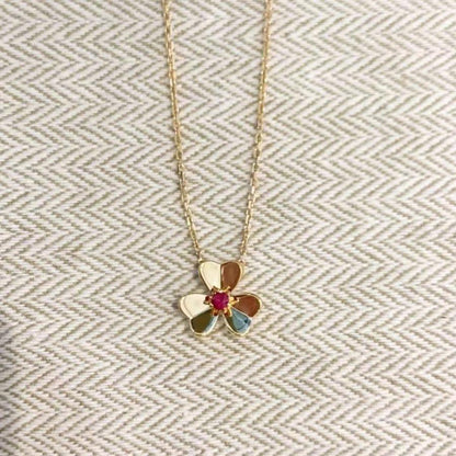 [Lumi Jewellery]FRIVOLE GOLD FLOWER NECKLACE