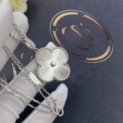 [Lumi Jewellery]CLOVER 25MM SILVER BIG CLOVER NECKLACE