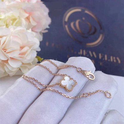 [Lumi Jewellery]CLOVER WHITE MOP SINGLE FLOWER BRACELET