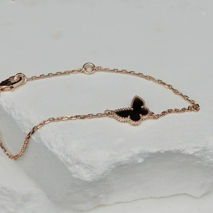 [Lumi Jewellery]BUTTERFLY ONYX  BUTTERFLY BRACELET