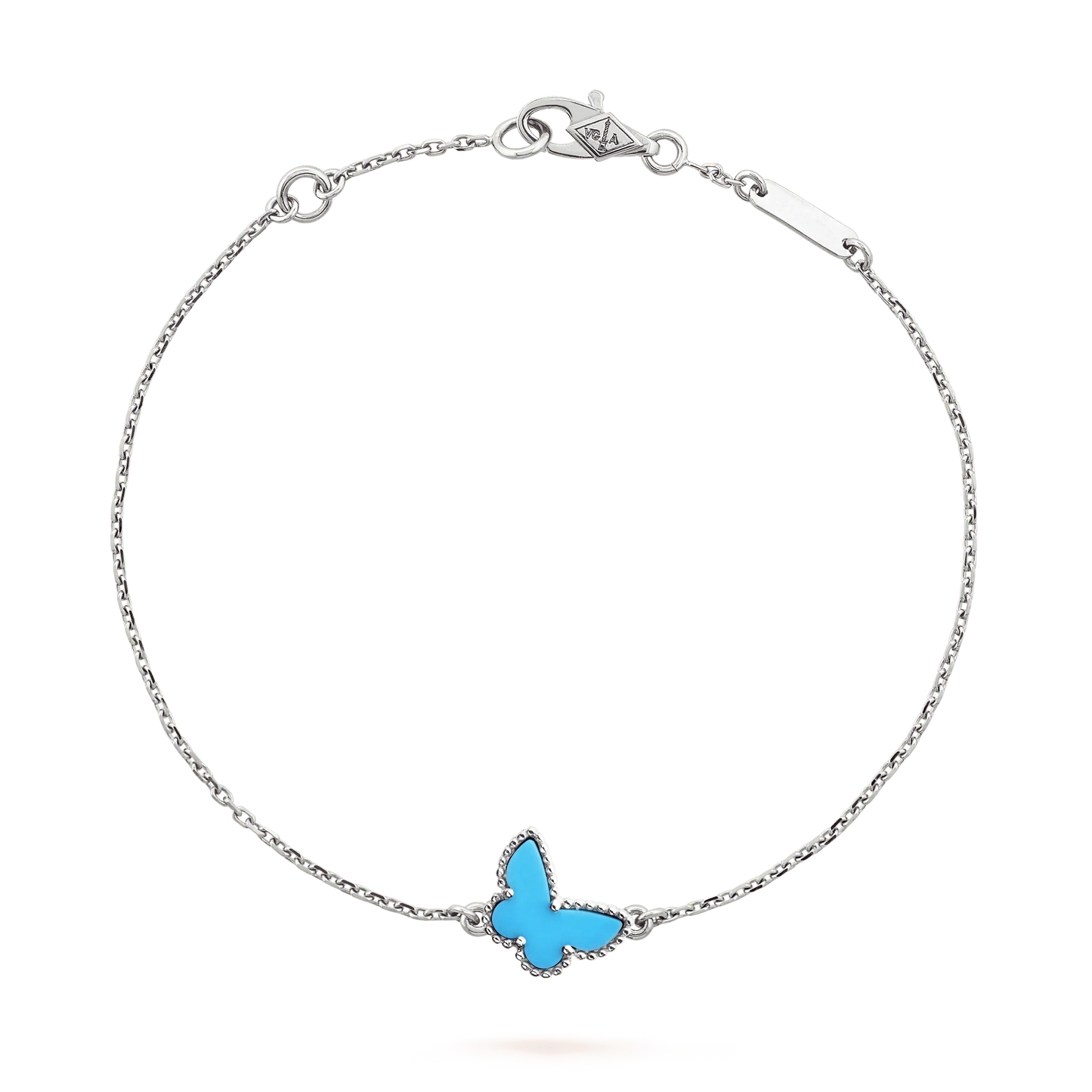 [Lumi Jewellery]BUTTERFLY TURQUOISE BUTTERFLY BRACELET SILVER