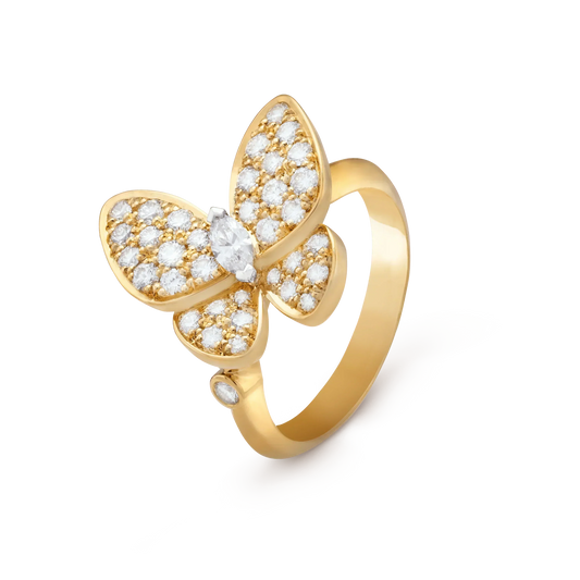 [Lumi Jewellery]BUTTERFLY DIAMOND RING
