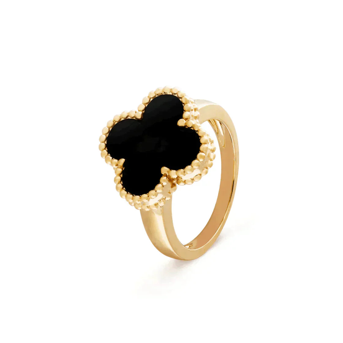 [Lumi Jewellery]CLOVER ONYX RING