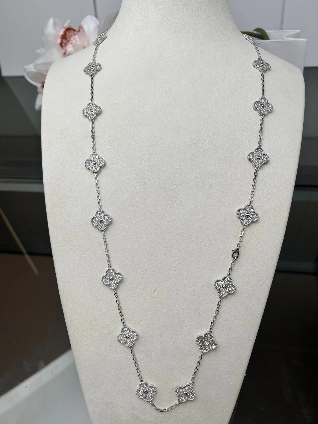 [Lumi Jewellery]CLOVER 20 MOTIFS DIAMOND SILVER