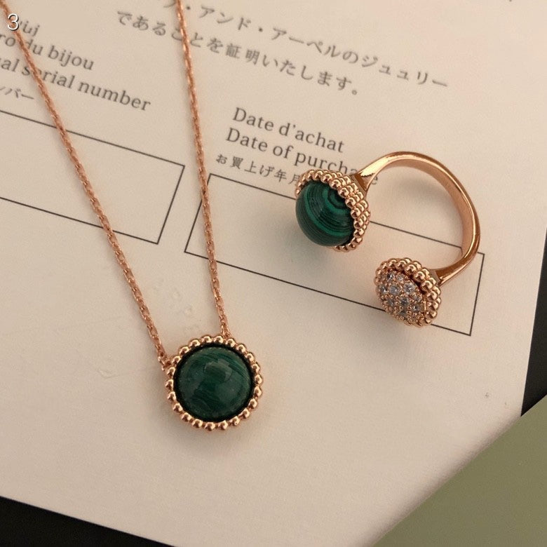 [Lumi Jewellery]PERLEE COULEURS DIAMOND ROSE GOLD BETWEEN THE FINGER RING