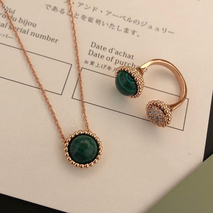 [Lumi Jewellery]PERLEE COULEURS DIAMOND ROSE GOLD BETWEEN THE FINGER RING