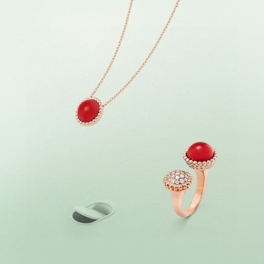 [Lumi Jewellery]PERLEE COULEURS DIAMOND ROSE GOLD BETWEEN THE FINGER RING