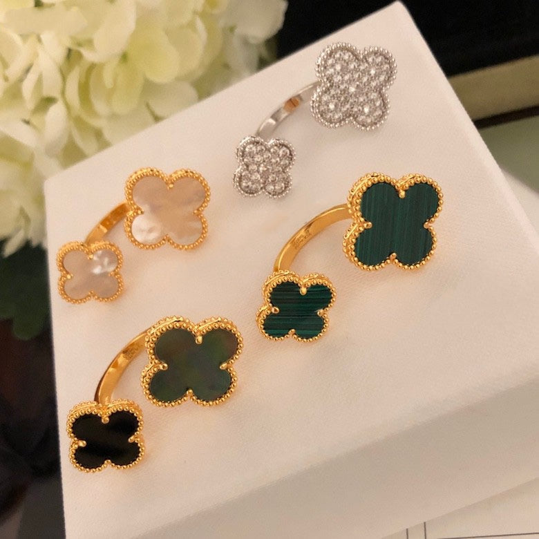 [Lumi Jewellery]CLOVER BETWEEN THE FINGER RING