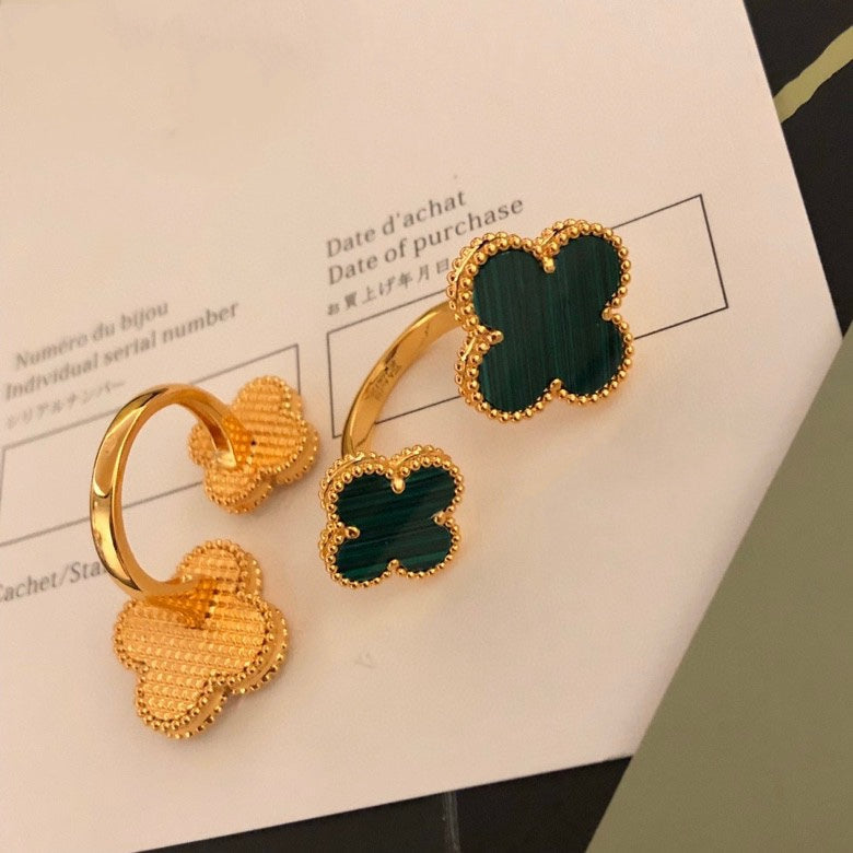 [Lumi Jewellery]CLOVER BETWEEN THE FINGER RING