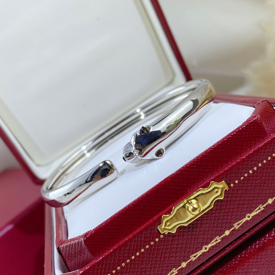[Lumi Jewellery]PANTHERE SILVER OPEN BRACELET