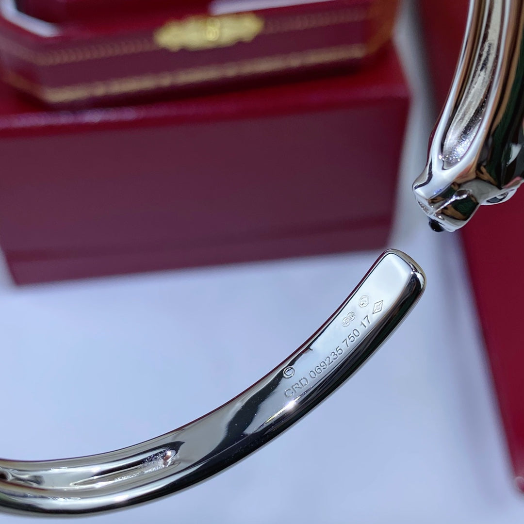 [Lumi Jewellery]PANTHERE SILVER OPEN BRACELET