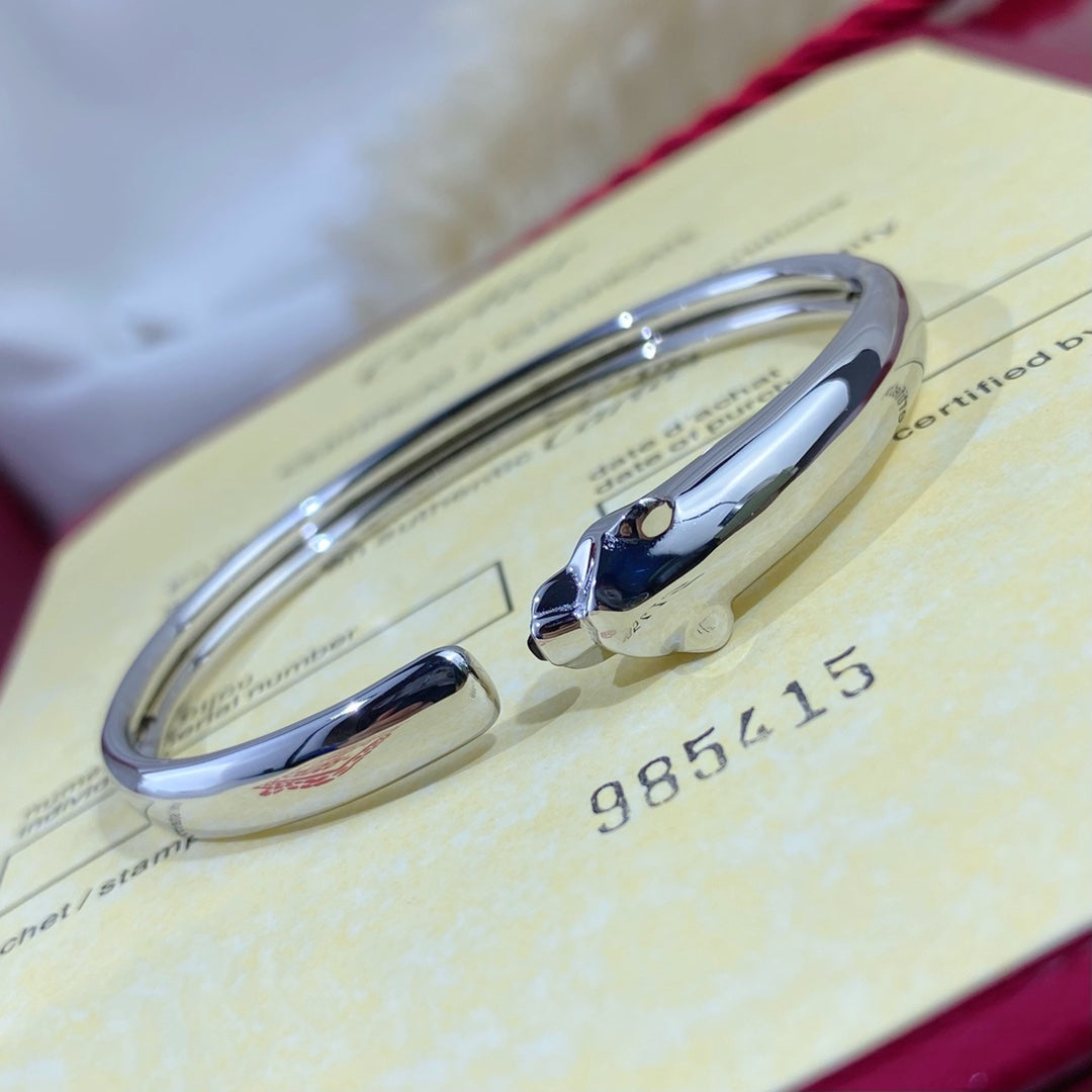 [Lumi Jewellery]PANTHERE SILVER OPEN BRACELET
