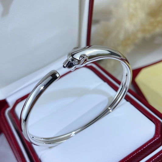 [Lumi Jewellery]PANTHERE SILVER OPEN BRACELET
