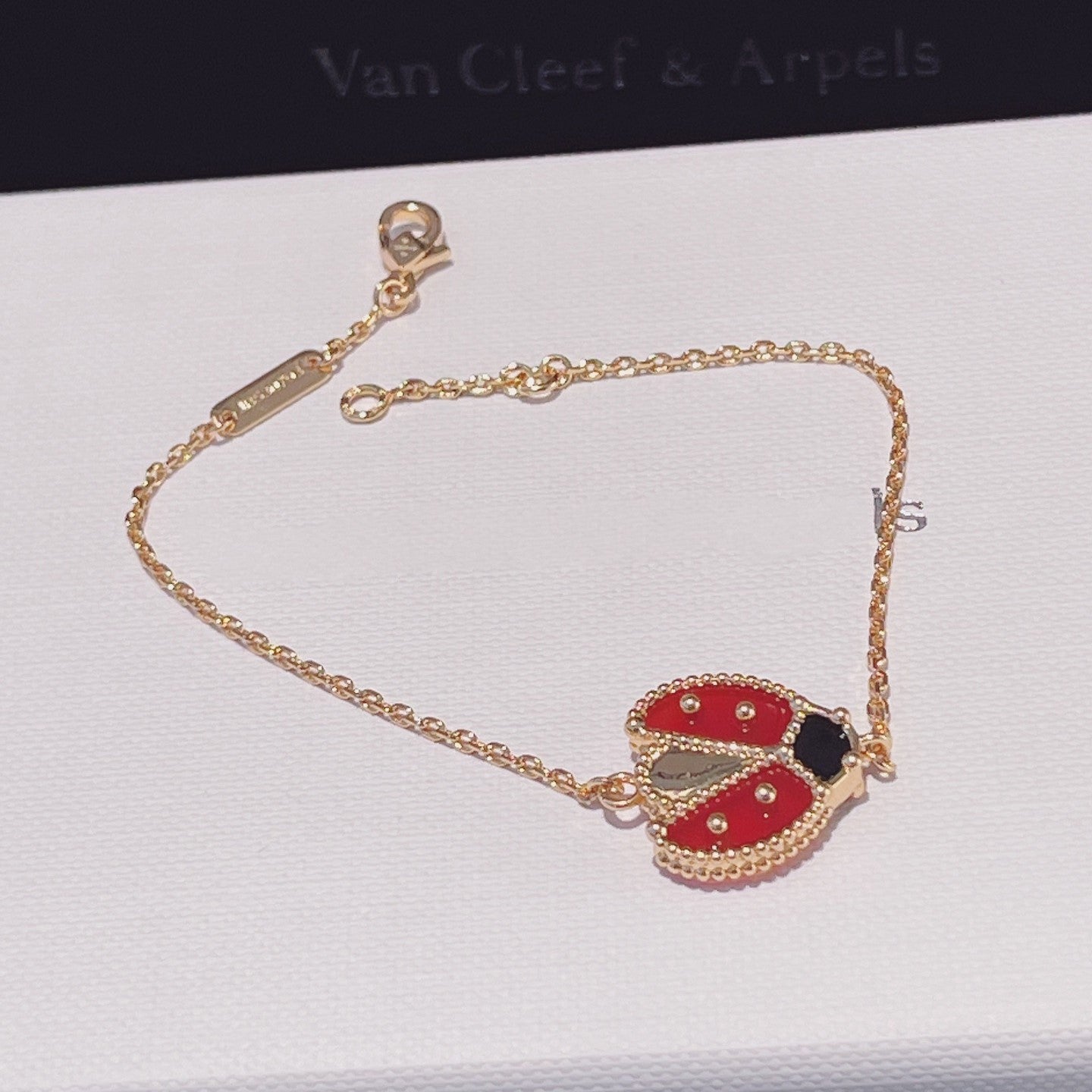 [Lumi Jewellery]LUCKY SPRING 1 MOTIF PINK GOLD BRACELET