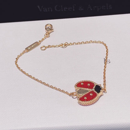 [Lumi Jewellery]LUCKY SPRING 1 MOTIF PINK GOLD BRACELET