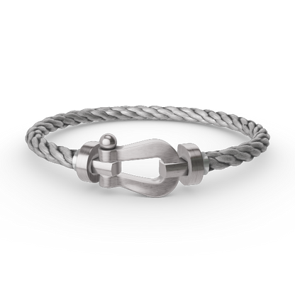 [Lumi Jewellery]FORCE LARGE HORSESHOE NO DIAMOND BRACELET SILVER