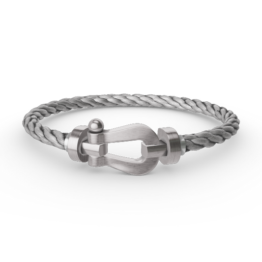 [Lumi Jewellery]FORCE LARGE HORSESHOE NO DIAMOND BRACELET SILVER