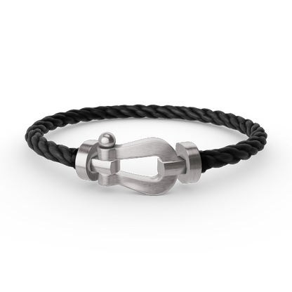 [Lumi Jewellery]FORCE LARGE HORSESHOE NO DIAMOND BRACELET SILVER