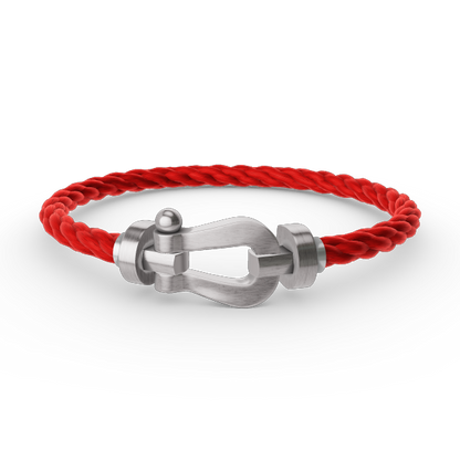 [Lumi Jewellery]FORCE LARGE HORSESHOE NO DIAMOND BRACELET SILVER