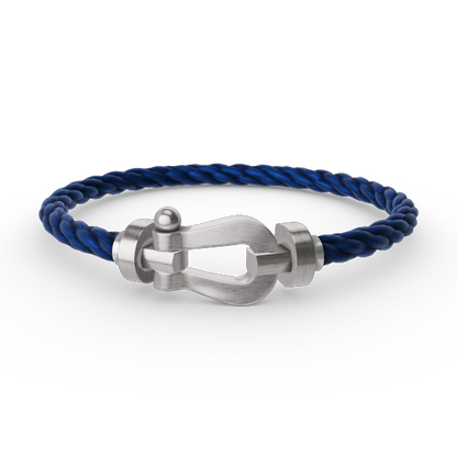 [Lumi Jewellery]FORCE LARGE HORSESHOE NO DIAMOND BRACELET SILVER